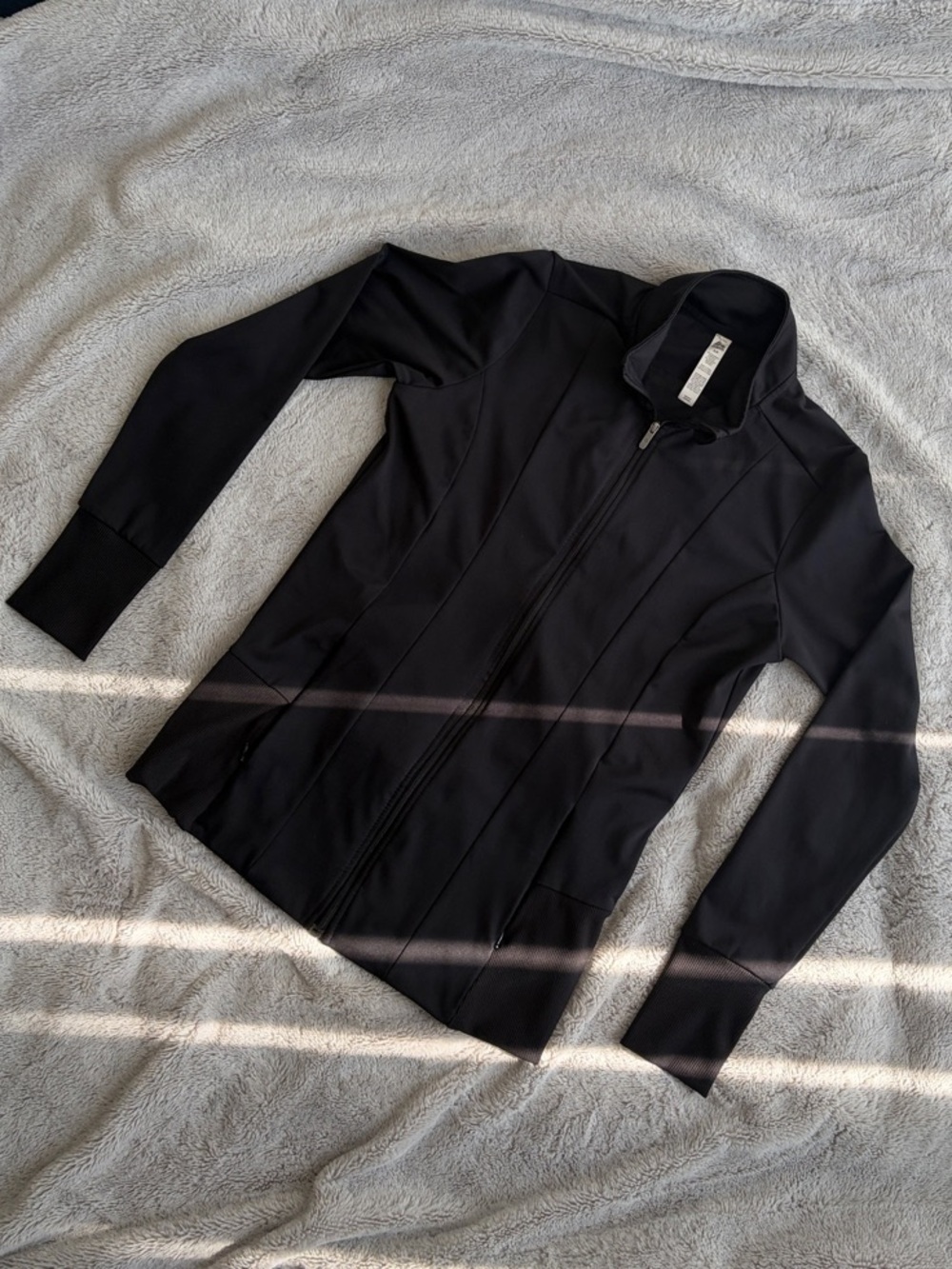 NEW Black Women's Zip-Up Varsity Jacket